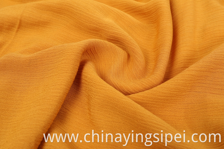 Most popular suppliers woven crinkle 100% rayon dyed rayon spun fabric for shirts